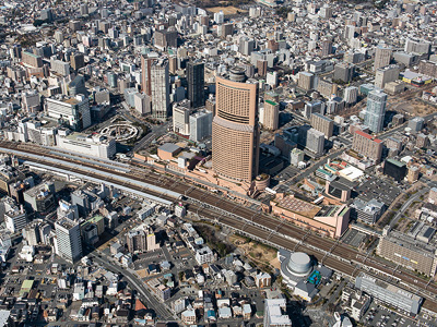 浜松駅周辺から駅南地区にかけて