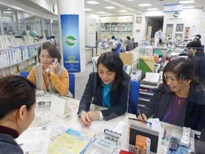 多文化共生センターでの相談風景