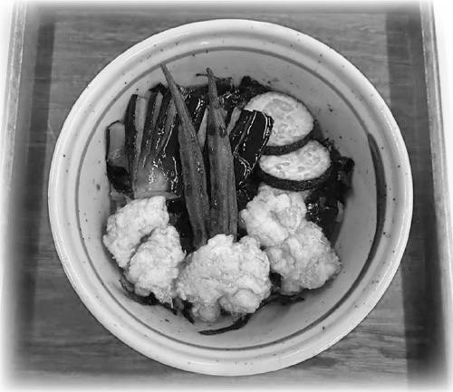 ハモ蒲丼