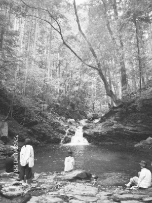 「お気に入りの場所は白倉峡です」(辻村さん撮影/天竜区龍山町)