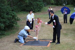 写真：着手式