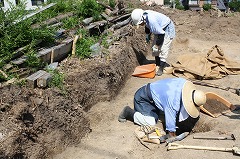 写真：調査状況