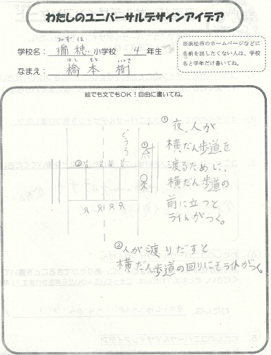 瑞穂小学校の生徒のアイデア
