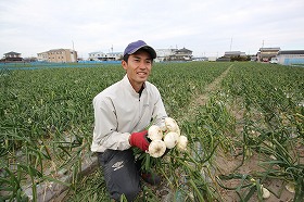 たまねぎ農家・渥美さん