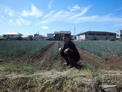 白ねぎ農家立尾さん