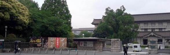東京国立博物館入口　看板