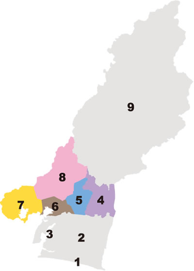 図：エリアマップ