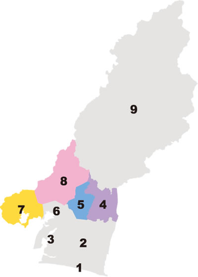 図：エリアマップ