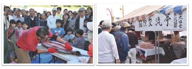 写真：産業祭オープン会場の模様