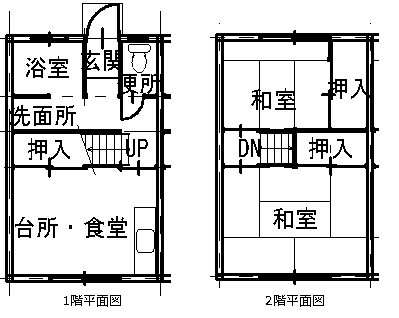 金指簡易間取り