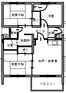 天神間取り図（A・C棟）