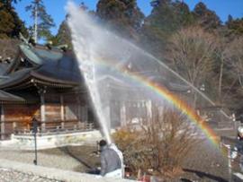 放水訓練（天竜区　秋葉神社）