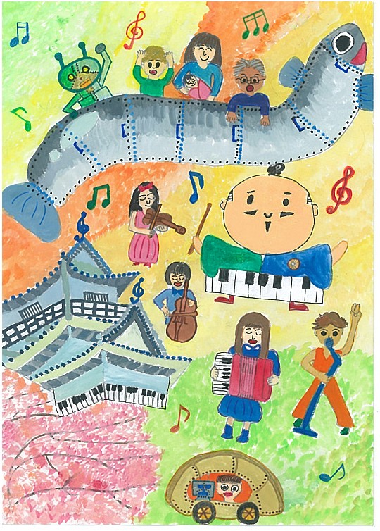静岡大学教育学部附属浜松小学校4年1組高橋有珠さん「音があふれる観光のまち」