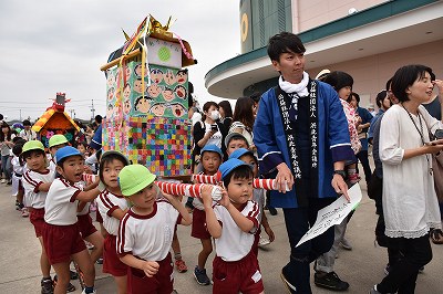 広報取材日記平成287年5月飛竜（神輿1）