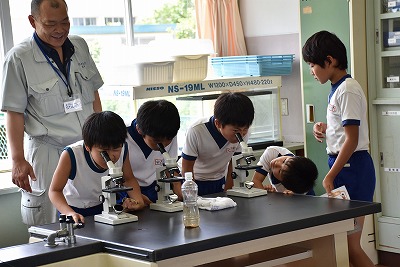 写真：広報取材日記平成28年5月浄化槽（微生物）