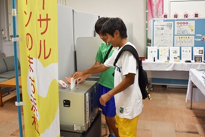 浜北区広報取材日記平成28年7月（UD投票する）