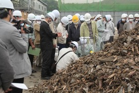 空間線量率の測定（大槌町）