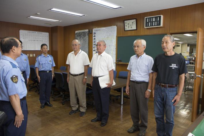 和田地区自治会連合会代表者の4名