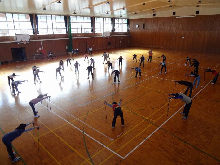 歩く前の準備運動（積志）