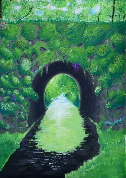 緑のトンネル