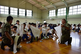 赤佐地区総合防災訓練写真1