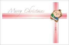 2014年クリスマスカード（リボン）