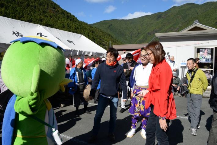 さくまる君登場の様子