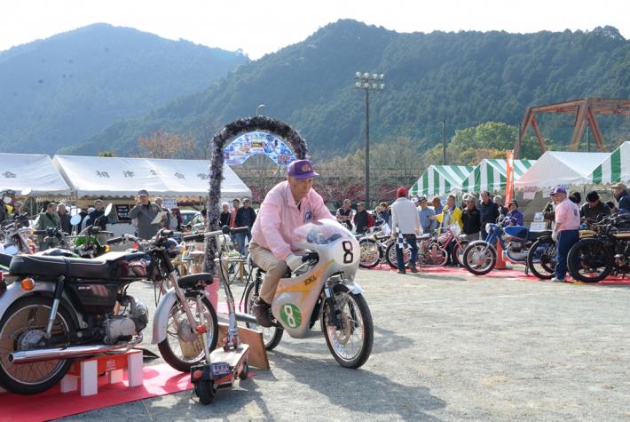 バイクの展示