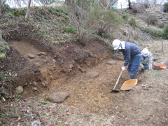 鳥羽山城礎石建物跡