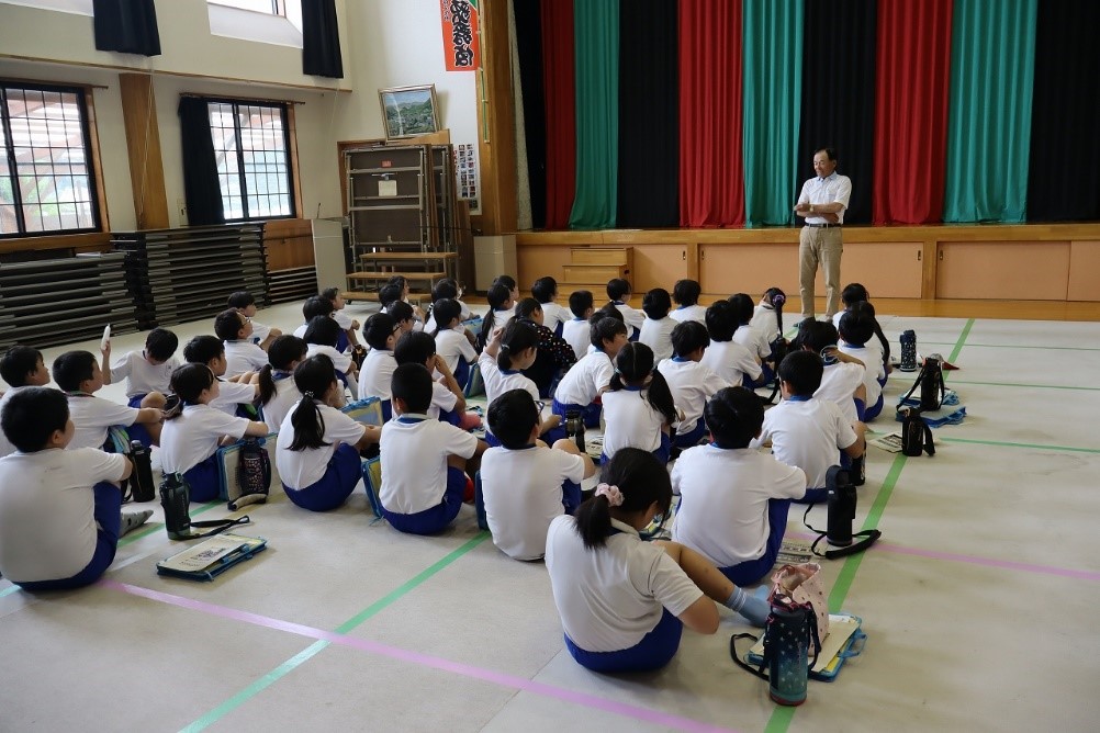横尾歌舞伎井伊谷小3年生授業