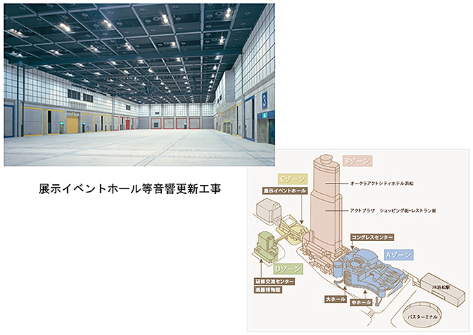 展示イベントホール等音響更新工事