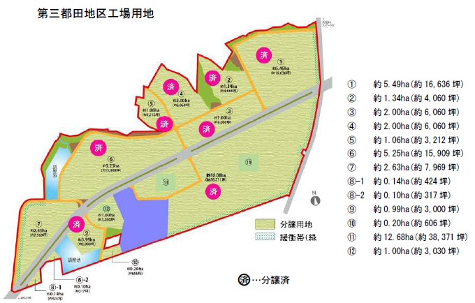 第三都田地区工場用地