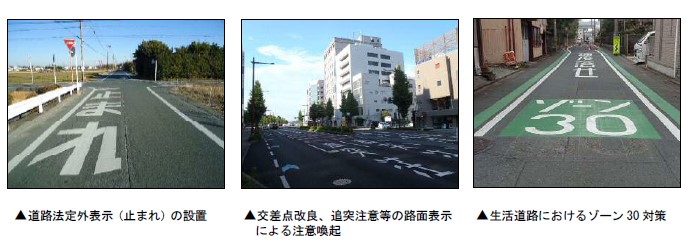 道路法定外表示の設置他