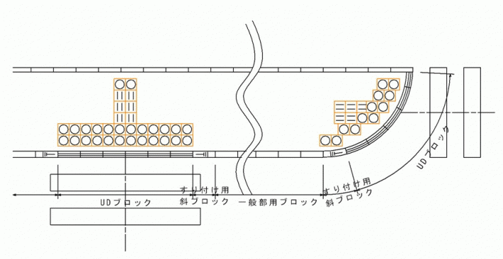 画像：縁石設置標準図